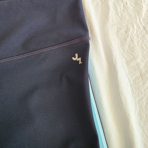 JoyLab Side Stripe Athletic Yoga Leggings in Women’s Size L, Navy Blue. - Picture 3 of 9